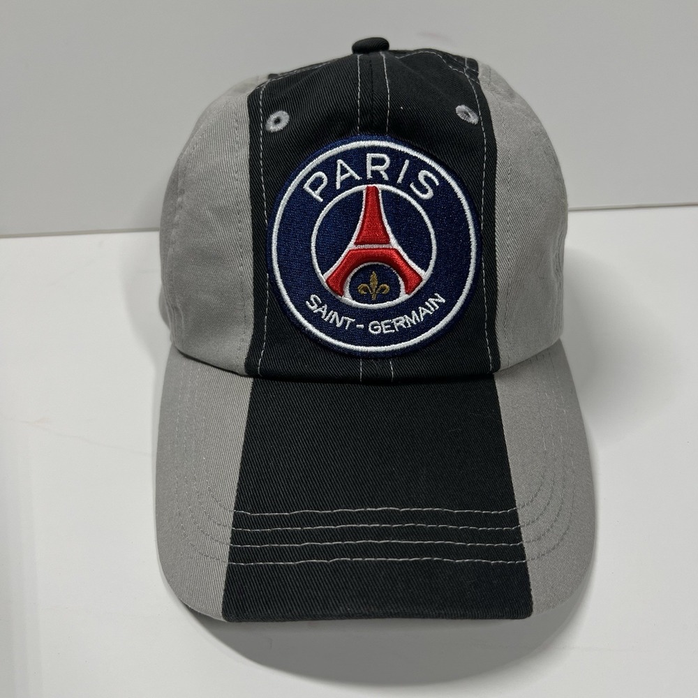 Paris Saint-Germain Hat Adjustable Gray Black Soccer Cap Futbol PSG 2016